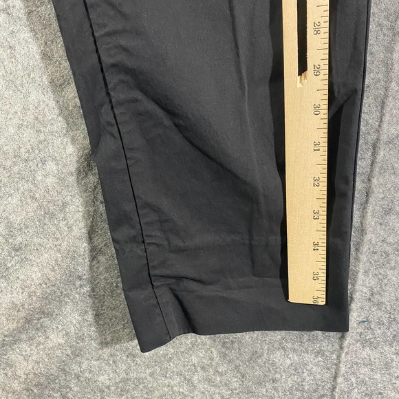 Billy Reid Trouser Pants Womens 4 Black High Rise Straight Leg - Picture 7 of 10